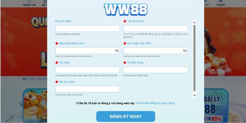 Hướng dẫn đăng ký